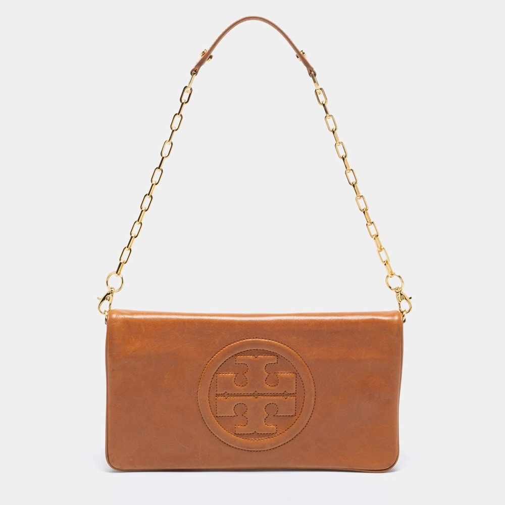 Tory Burch Reva Leather Convertible Clutch